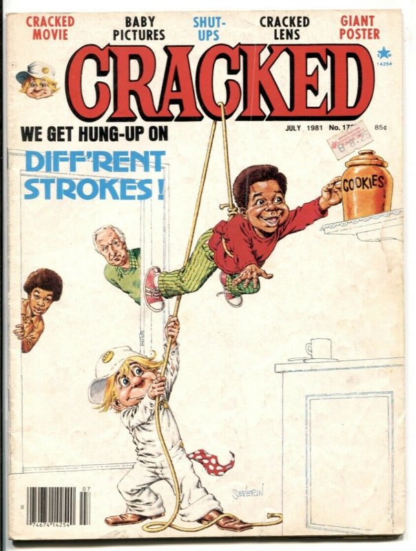 CRACKED Magazine #178 1981-Severin- Diff'rent Strokes VG