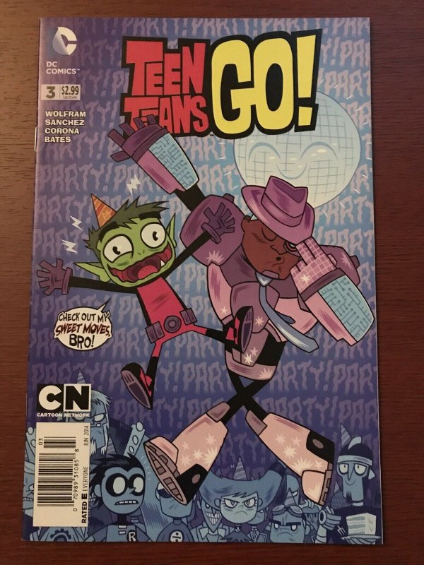 Teen Titans Go! #3 NM- NEWSSTAND VARIANT June 2014 DC Comics  1st Printing 