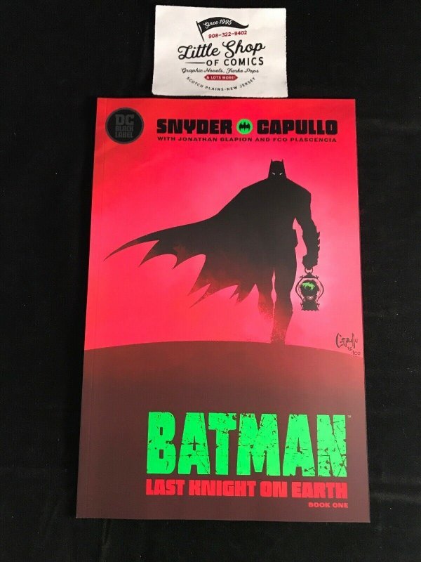 BATMAN LAST KNIGHT ON EARTH #1 NM MAIN Cover & JOCK variant DC Comics