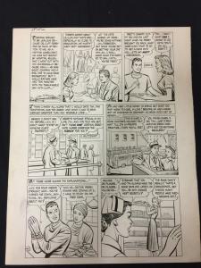 True Love Problems  #7 Page 20 Original Comic Art Bob Powell Golden Age