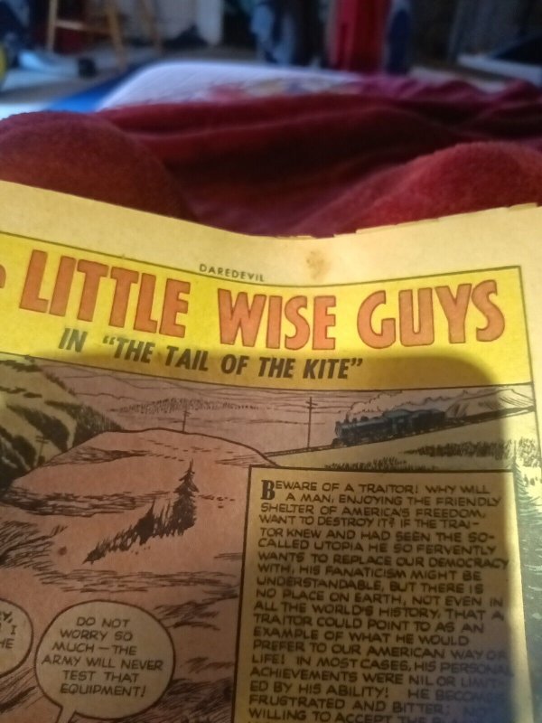 The LITTLE WISE GUYS In DAREDEVIL #97 Golden Age 1952 LEV GLEASON COMICS SCARCE