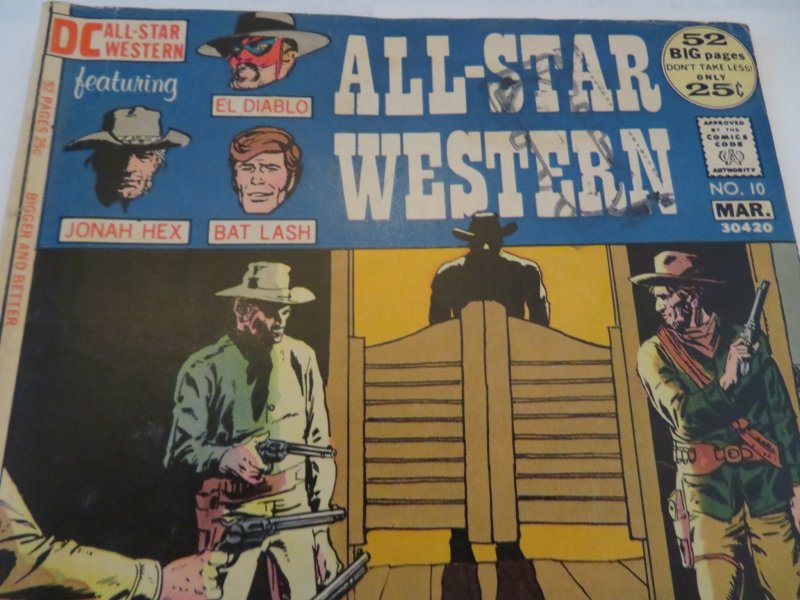 All-Star Western #10 1st App Jonah Hex VG+ 4.5 Comic Book (1972)