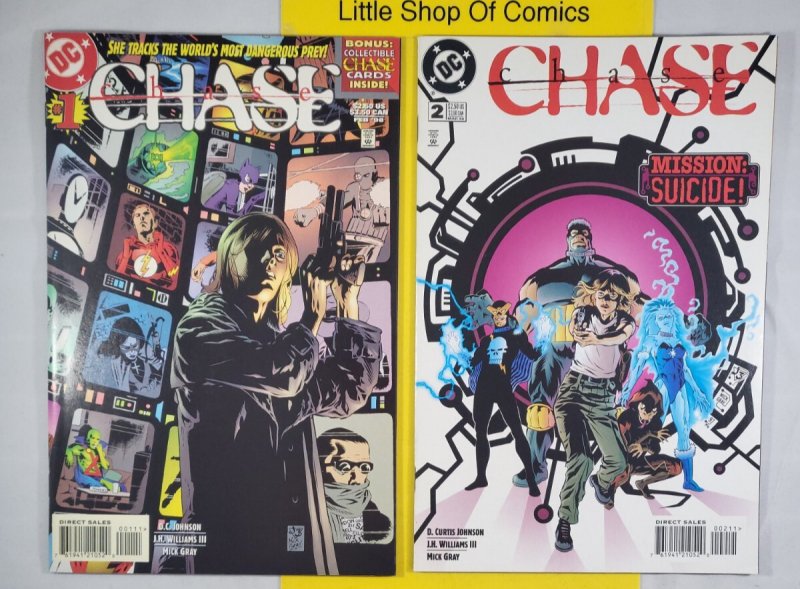 Chase #1 2 3 4 5 6 7 8 9 & One Million Set 1998 DC Comics See Photos/Notes