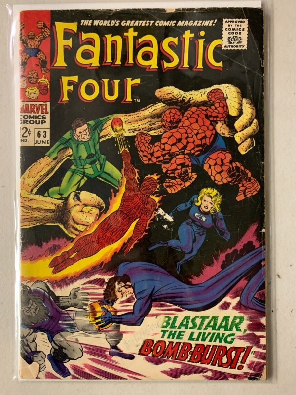 Fantastic Four #63 Blastaar, Sandman 3.0 (1967)