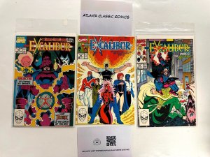 3 Excalibur Marvel Comic Books # 25 26 27 Avengers Captain America Thor 76 EJ10