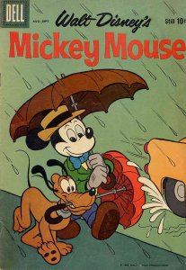 Mickey Mouse (Walt Disney's) #67 POOR ; Dell | low grade comic August 1959 Pluto