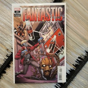 Fantastic Four #24 Coca Cola Variant Comic Book 2024 - Marvel Coke