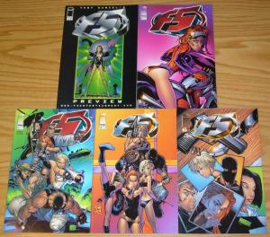 Tony Daniel's F5 #1-4 VF/NM complete series + preview  image comics bad girl set