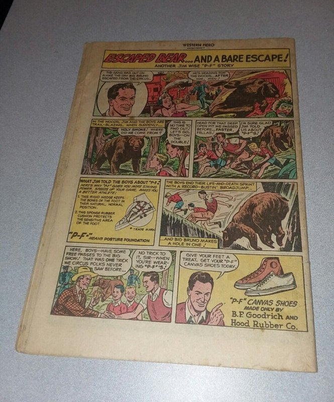 Western Hero #80 1949 fawcett Monte Hale Hopalong Cassidy Comics classic issue