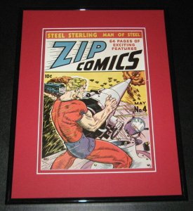 Zip Comics #4 Framed Cover Photo Poster 11x14 Official Repro