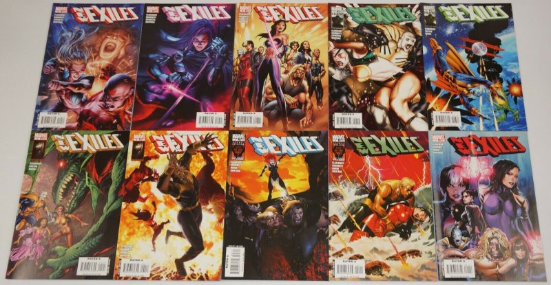 New Exiles #1-18 VF/NM complete series + annual - christ claremont - set lot