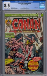 CONAN THE BARBARIAN #58 CGC 8.5  
