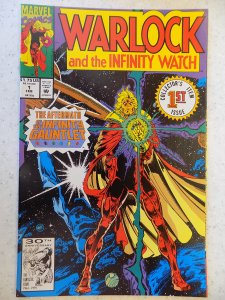 WARLOCK AND THE INFINITY WATCH # 1 MARVEL GAUNTLET THANOS