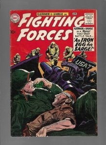 FIGHTING FORCES #54 - AN IRON EGG FOR SARGE! - (7.0) 1954