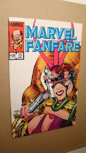 MARVEL FANFARE 13 *NM+ 9.6* 1ST GEORGE PEREZ ART AT MARVEL ADAMS BLACK WIDOW