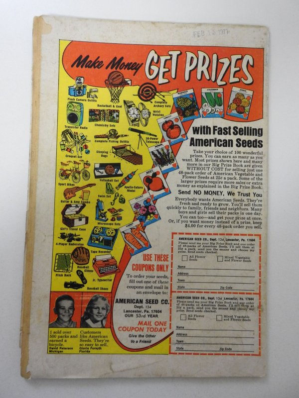 Superman #236 (1971) GD Condition moisture stain, centerfold detached, stamp bc