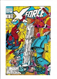 X-FORCE #04 (1991) ROB LIEFELD | DIRECT EDITION | 3RD APPEARANCE OF DEADPOOL