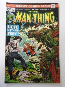 Man-Thing #2 VG+ Condition 1/2 in tear bc