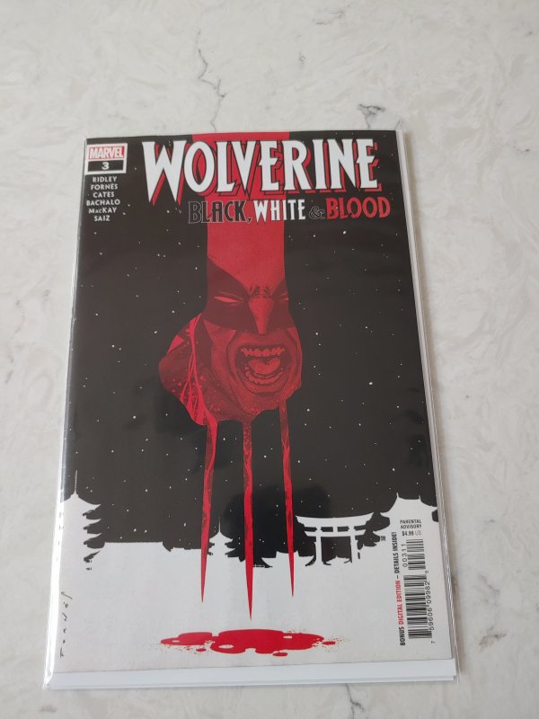 Wolverine: Black, White & Blood #3