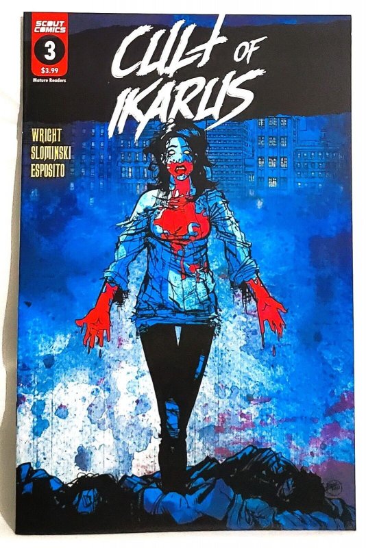 CULT of IKARUS #1 - 4 plus ASHCAN Jenna Lyn Wright Karl Slominski Scout Comics