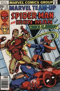 Marvel Team-Up #72 VG ; Marvel | low grade comic Spider-Man Iron Man