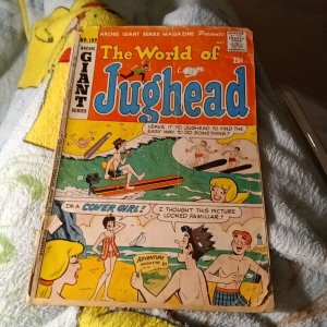 Archie Giant Series Magazine #189 mlj Comics World of Jughead 1971 bronze age