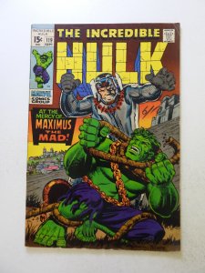 The Incredible Hulk #119 (1969) FN- condition