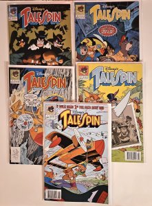 Disney's Talespin Comic Book Lot 1991 #1-2, 5-7