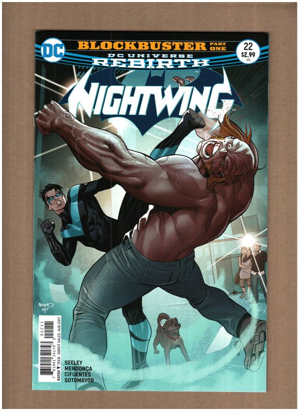 Nightwing #22 DC Rebirth 2017 Renaud Variant NM- 9.2