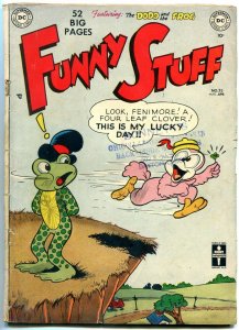FUNNY STUFF #53 1950-DC COMICS-FOUR LEAF CLOVER COVER- VG