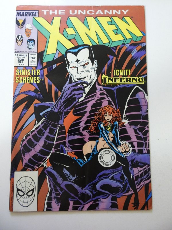 The Uncanny X-Men #239 (1988) VG Condition