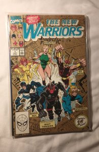 The New Warriors #1 Second Print Cover (1990)