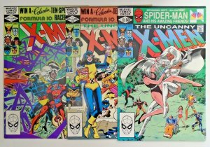 *Uncanny X-Men #151-157, 159-160, High Grade!  (9 books)