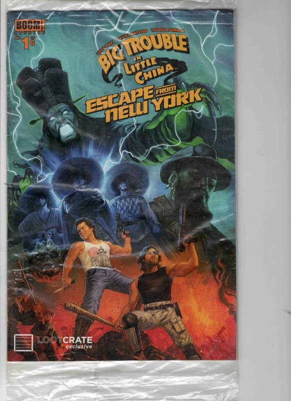 Big Trouble in Little China / Escape from New York #1 2016 Lootcrate Comic