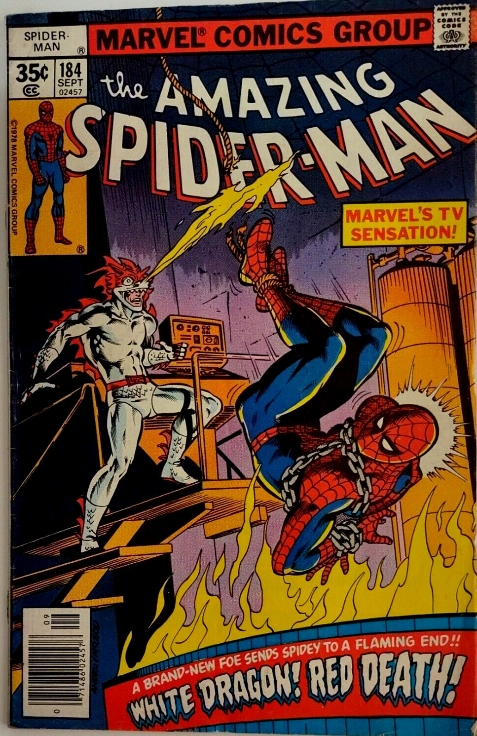 Amazing Spider-man White Dragon Red Death 184 AAP White Dragon Phillip Chang  '78 | Comic Books - Bronze Age, Marvel, Spider-Man / HipComic