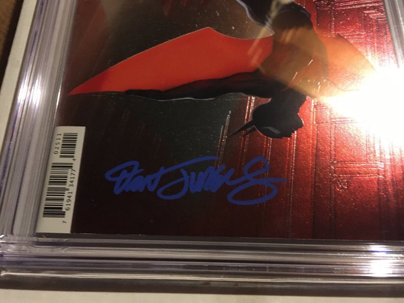 1ST ELAINA GRAYSON Batman Beyond #25 SIGNED Dan Jurgens CGC 9.6 NM+ Foil Variant 