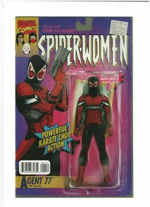 Spider-Woman Alpha #1 VF/NM 9.0 Marvel Action Figure Variant Cover, Spider-Gwen