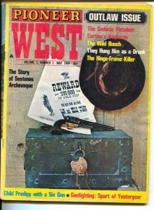 Pioneer West 5/1969-Century-outlaw issue-The wild Bunch-gunfighters-pulp thri...