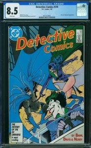 Detective Comics #570 (1987) CGC 8.5 VF+