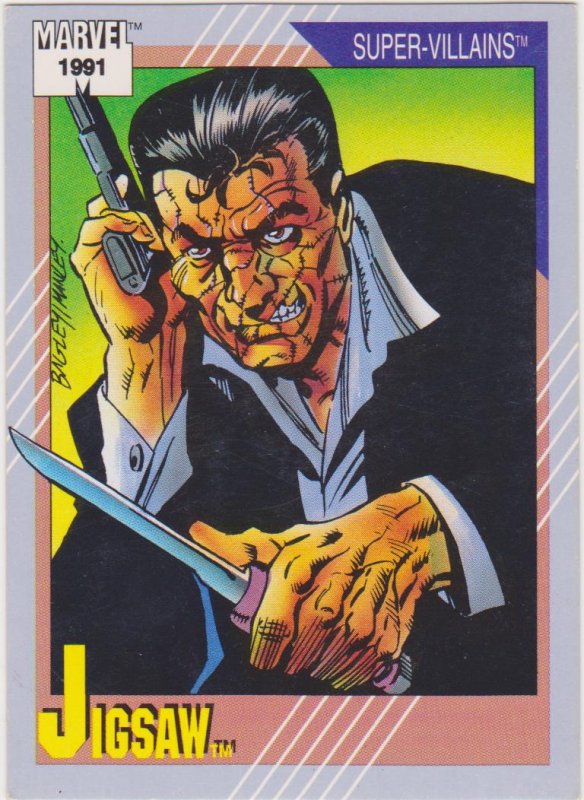 1991 Marvel Universe #66 Jigsaw