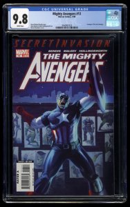 Mighty Avengers #13 CGC NM/M 9.8 White Pages 1st Secret Warriors!