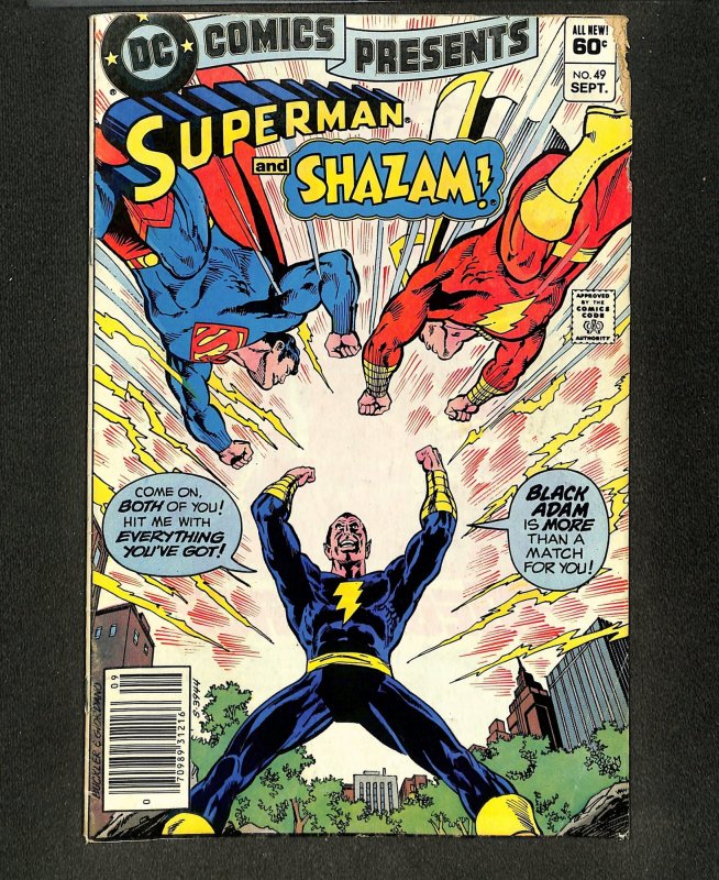 DC Comics Presents #49 Shazam Superman VS Black Adam!