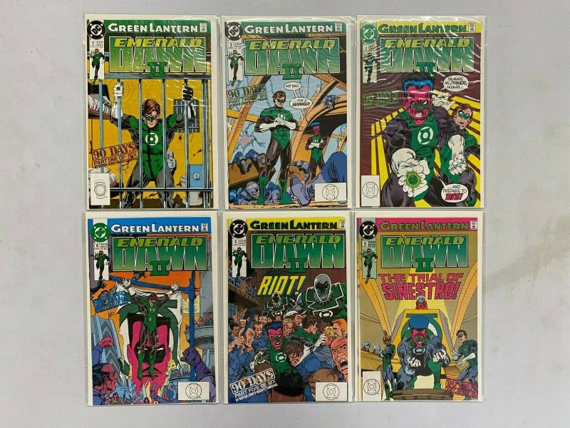 Green Lantern Emerald Dawn lot 12 different from 2 sets #1-6 NM (1989-91)