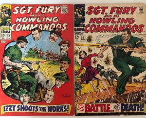 *Sgt Fury (1963 Marvel) 51fn-, 52fn, 53fn+, 54fn+, 55vgf