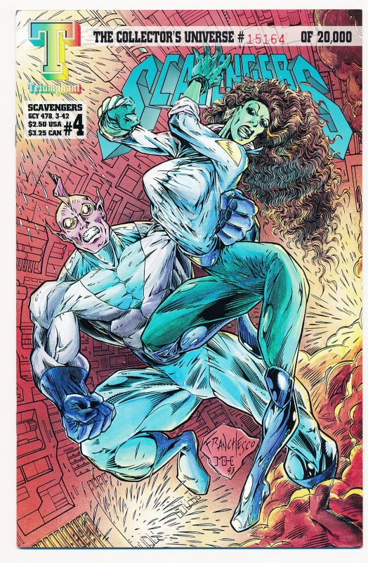Scavengers (1994 Triumphant) #0-11 NM Complete series
