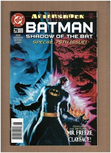 Batman Shadows of the Bat #75 Newsstand DC Comics 1998 Aftershock NM- 9.2