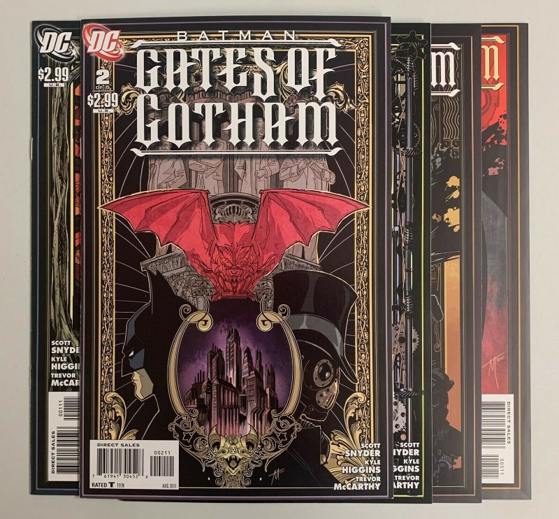 Batman Gates Of Gotham #1-5 Set (DC 2011) Trevor McCarthy Scott Snyder (8.5+) 