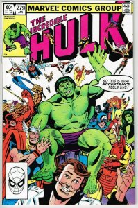 Incredible Hulk #279 (1962) - 9.0 VF/NM *Everyone Loves a Parade*