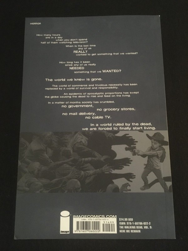 THE WALKING DEAD Vol. 9: HERE WE REMAIN Trade Paperback