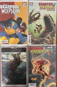 Deadpool/Wolverine #1 + #2 (2025) LOT 4 issues variants